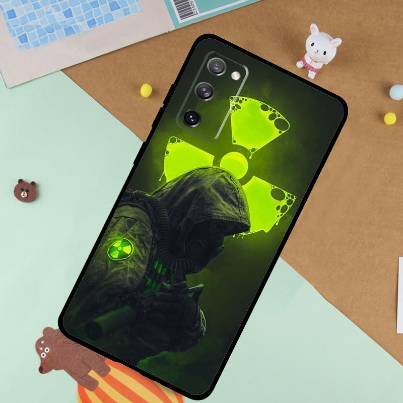 Nuclear Mask Gas Mask Soft Case For Samsung Galaxy S25 Ultra S9 S10 S20 S22 S21 Plus S23 FE S24 Ultra Funda Cover