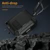 For Samsung Galaxy Buds3 Pro/Buds3 Case TPU + PC Magnetic Case Stand Bluetooth-Compatible Earbuds Cover with Carabiner