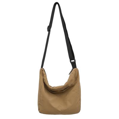 Japanische wasserdichte Nylon-Stoff-Schulter-Stoff-Tasche weibliches Design Sinn Nische Retro große Kapazität Pendler Mailman Big Bag