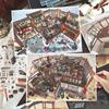 My Home Theme Cabin Scene Stickers Cottage 3D Stacking Stickers Landscape Stickers  Art Crafts