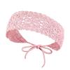 Fascia per capelli fatta a mano Fazzoletto da testa floreale Fascia per capelli a maglia retrò