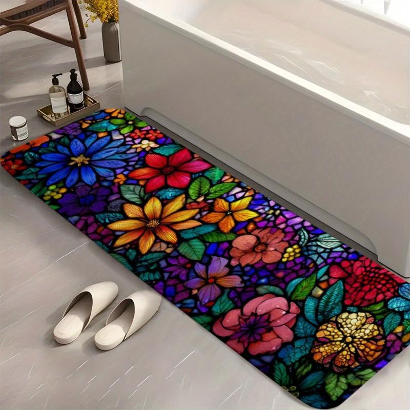 1PC Dwarf Pattern Door Mats Kitchen Rugs Non-Slip Pop Arts Design Living Room Rugs Bath Mat Carpet for Home Sink Laundry Decor