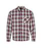 LANARCHIVE [0069] Distressed Check Shirt - Red