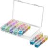 28/56 Compartments Adult Diamond Painting Set Storage Box, Portable Bead Jewelry Storage Box, for Diamond Painting Accessories a