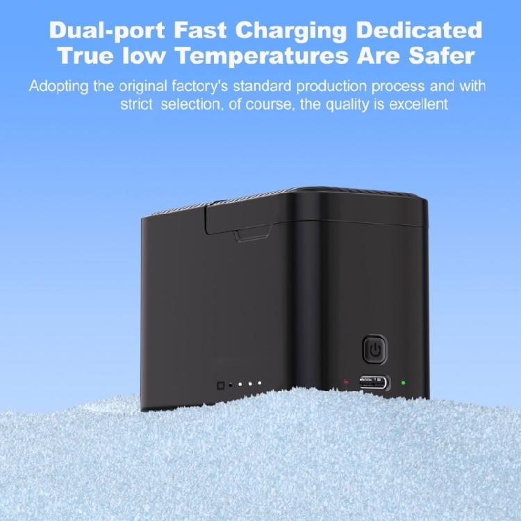 Charging Case for Action 5 /4/3 Adventure Cameras Battery Management System Heat Resistant For Recording