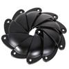 12PCS Retro Handle Retro Handle 8.1*3.5cm Black Chrome Easy Care Green Bronze Red Bronze Yellow Bronze High Quality