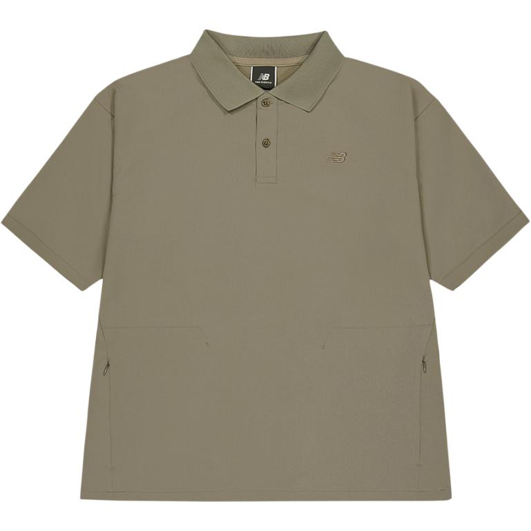 New Balance MET 24 T Shirt Men s Medium Brown Gray AMT55003-DOK L
