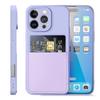 Suitable for IP17PRO MAX Solid Color Card Bag Soft Protective Case Imitation Liquid Skin Feeling Card Mobile Phone Case IP17PRO