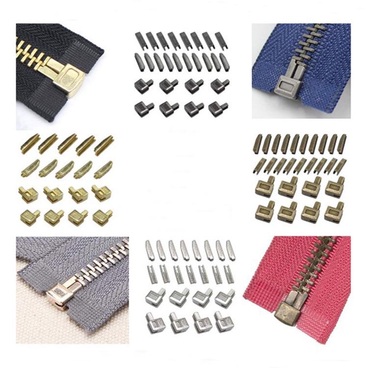 Cross-Border Exclusive Zipper Repair Kit: Square Insert Pin, U Code Upper Stop, I Code.