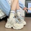 Breathable dad shoes 22 autumn new butterfly platform heightening sneakers