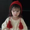 Thick Kids Knit Cap Windproof Pullover Winter Hat Cute Ear Protection Cap  Winter