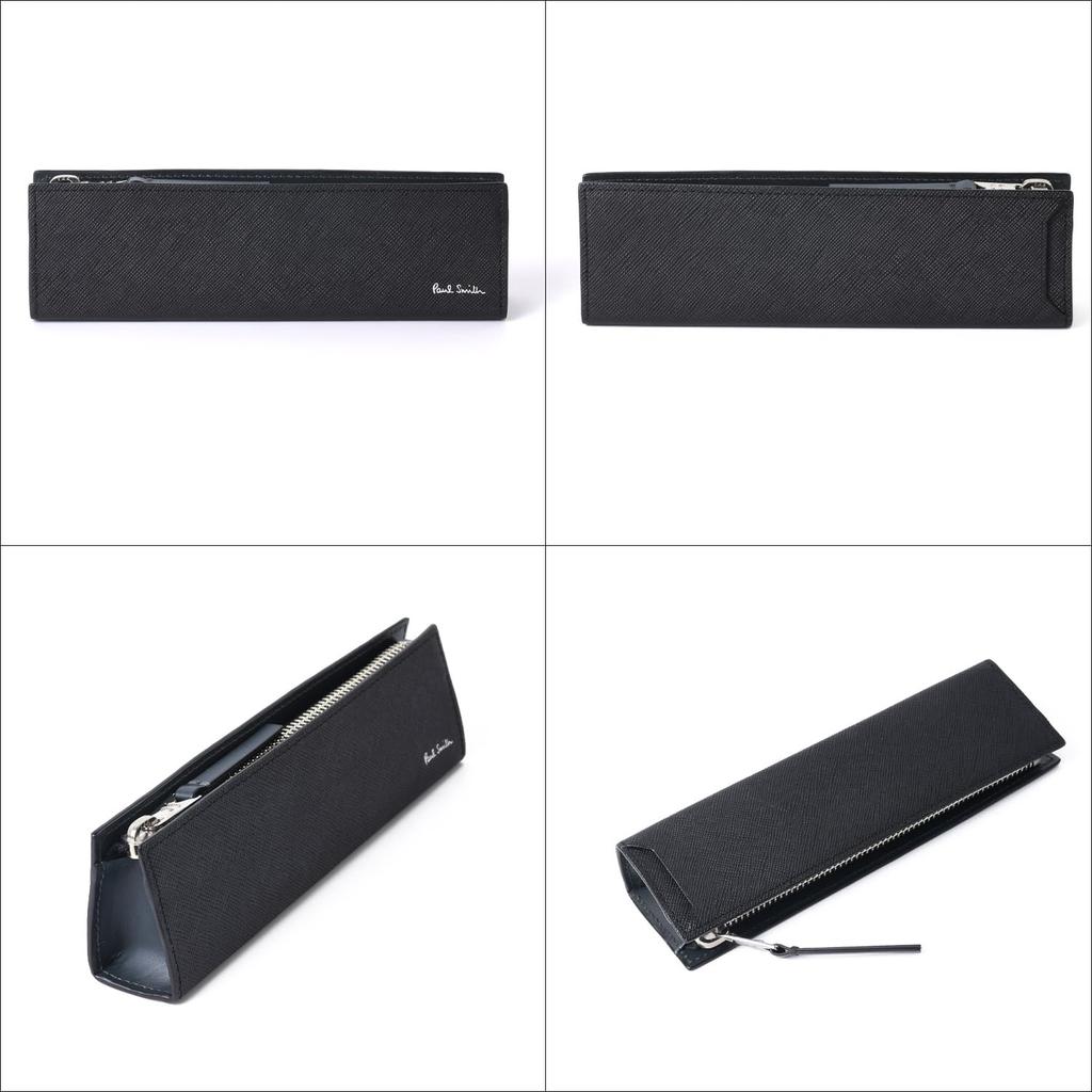 Paul Smith Bright Stripe Puller SS24 Pen Case with Original Storage Box and Cleaning Cloth 813019 P918 No Name [Paul Smith][Wrapping Included]