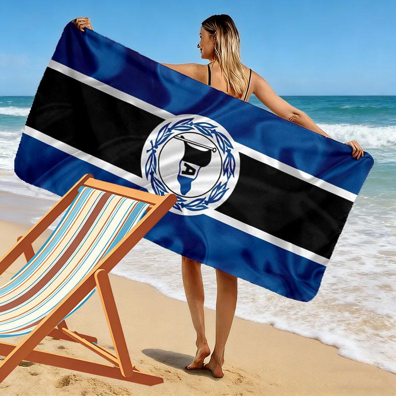 Asciugamano da Spiaggia DSC Arminia Bielefeld, Grande Morbido Asciugatura Rapida per Spiaggia Campeggio Nuoto