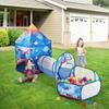3 in 1 Kids Play Tent with Tunnel for Boys, Girls, Babies and Toddlers, Indoor/Outdoor Pop Up Playhouse with Carrying Bag & Banding Straps Birthday
