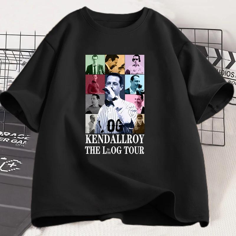 Kendall Roy The Eras Tour T Shirt for Men Women 90s Vintage Succession TV Show T-shirt Men s Cotton Short Sleeve T-shirts S разноцветный