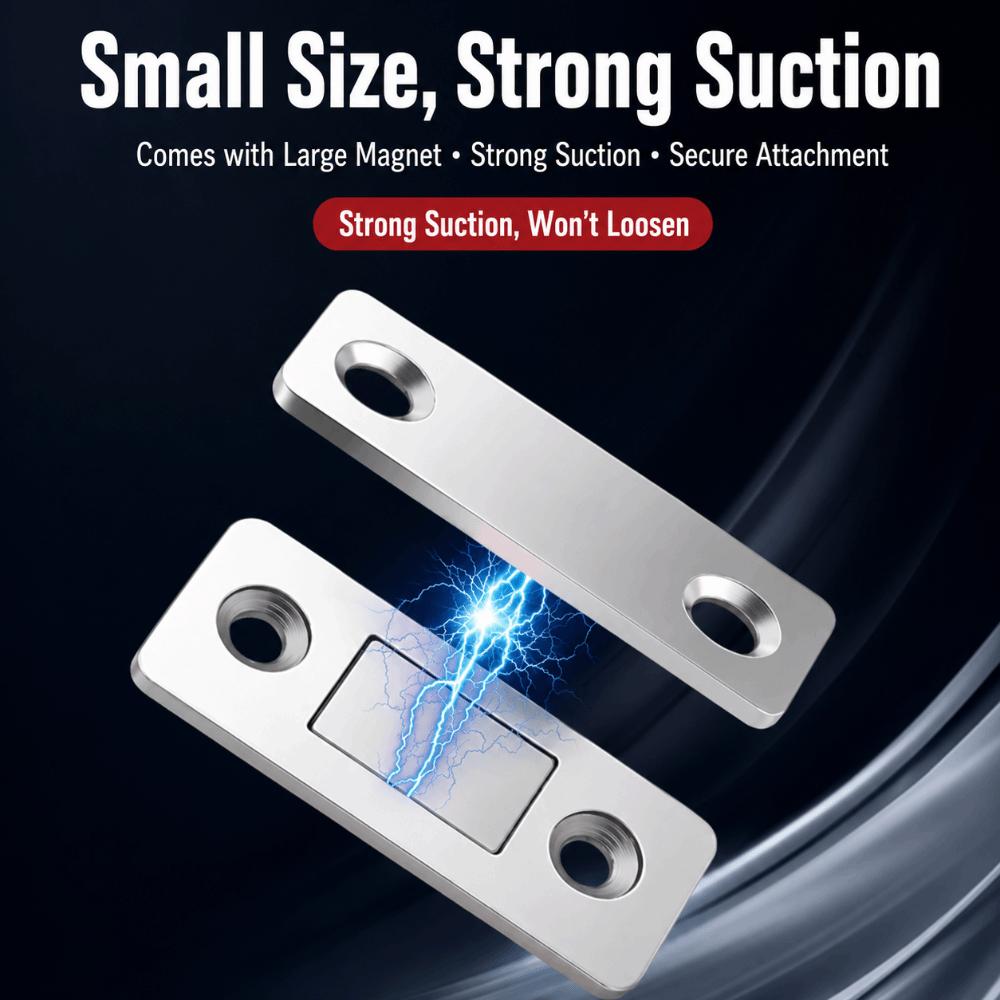 5Set Strong Magnetic Cabinet Catches Ultra-Thin Hidden Door Closer Drawer Magnet Catch Kitchen