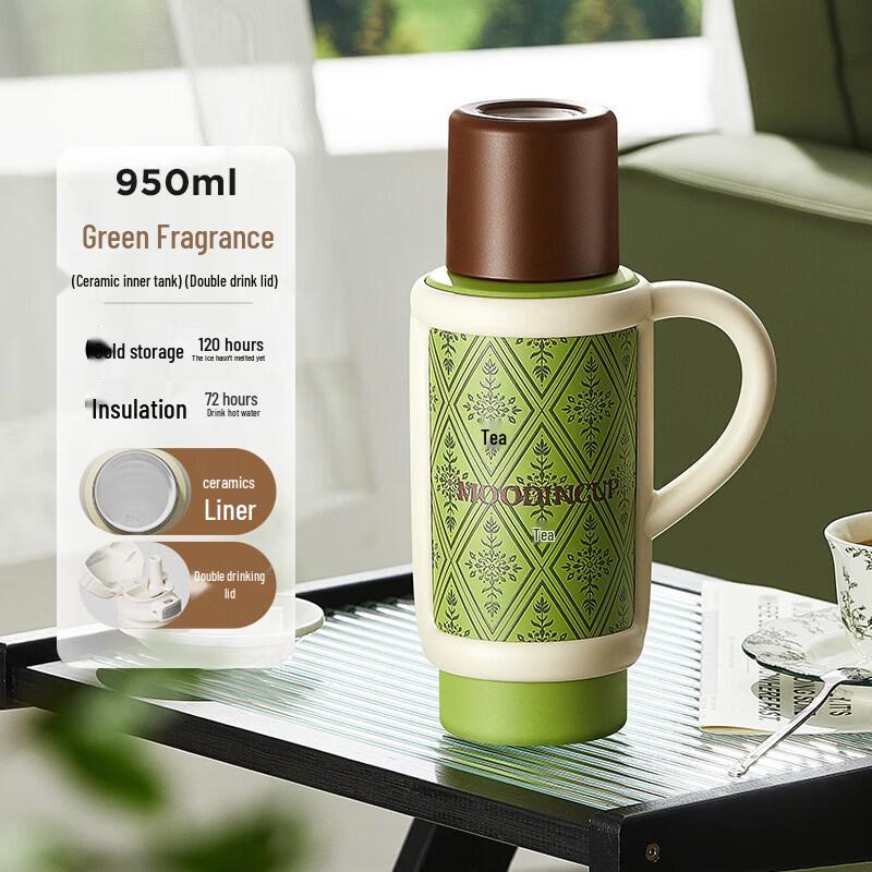 

Wushengwu Ceramic Insulated Mug with 316L Stainless Steel Liner