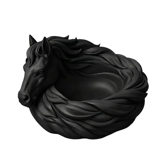 Horse Storage Tray, Decorative Horse Catchall Bowl, Compact Desktop Organizer for Entry Table Dressing Table Bedside Office Desk