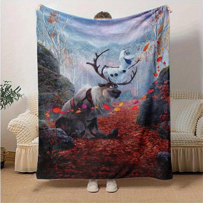 1pc. Autumn Adventure Reindeer and Snowman Plush Toy, Perfect for Home Decor, Office Blanket, Outdoor Gift (80-120 Characters)