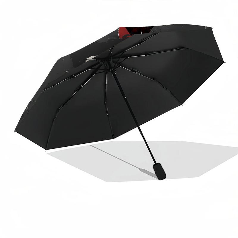 Love, Passion Themed Automatic Opening and Closing Umbrella, Brightly Colored 8-rib Portable Umbrella, Suitable for Men and Women, A Perfect