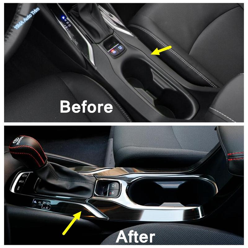 Water Cup Holder Decorative Coffee Bottle Placement Covers Trim For Toyota Corolla E210 + / Corolla Cross XG10 - 2025