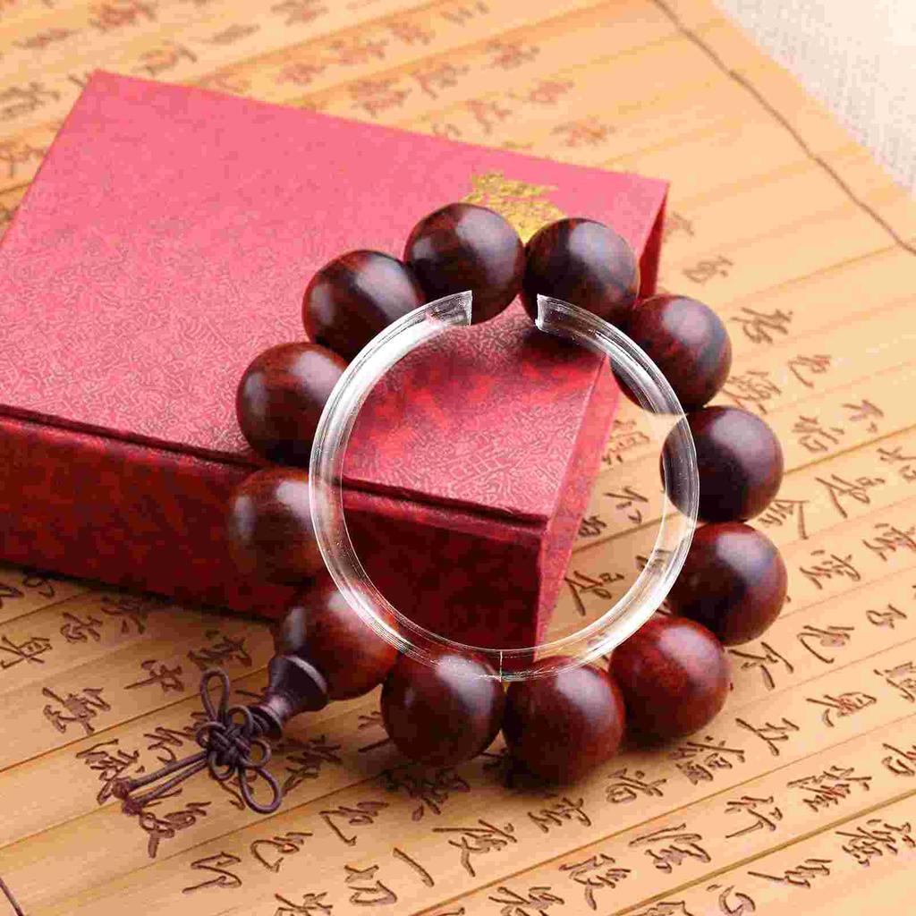 Bracelet Support Ring Transparent Card Binders Beaded Holders Jewelry Rack Display Stand