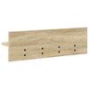Wall Mounted Nightstand Sonoma Oak 60 x 10.5 x 18 cm
