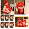 2024 Drachenjahr Glücksbringer Plüschpuppe Rot 20cm 26cm 32cm 38cm 48cm 60cm