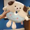 Cartoon Cute Donut Puppy Pillow Doll Plush Toy Doll Living Room Sofa Pillow Ornament Gift