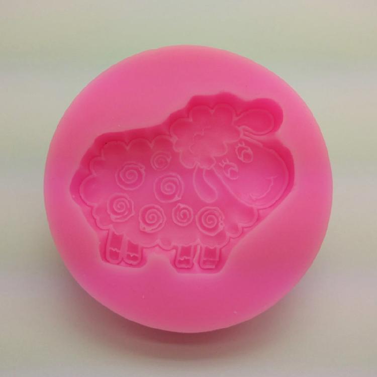 Cake Chocolate Clay Soap Cute Sheep Baking Fond Polymer Craft Art DIY Molds Tool