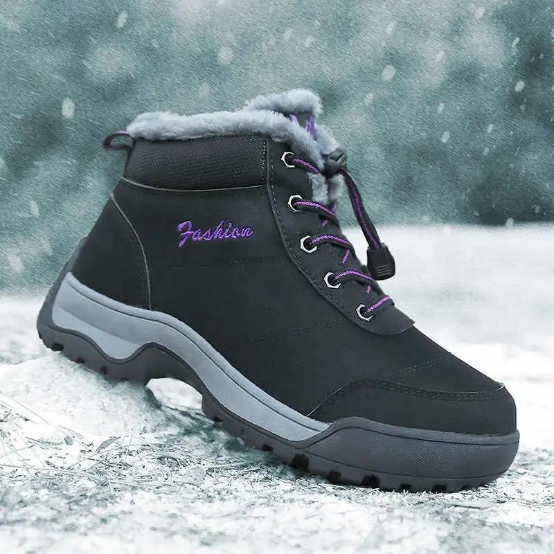 Fashion Heated Slip Resistant Trekking Shoes Women Brown Women Sneakers Hiking Boots Sport Wide Fit Sneskers Trend Snaeaker Brands