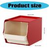 Multipurpose Teabag Display Case Portable PP Storage Box With Pull Out Drawer for Office or Home Countertop Use