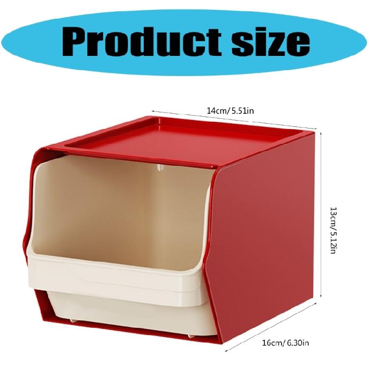 Multipurpose Teabag Display Case Portable PP Storage Box With Pull Out Drawer for Office or Home Countertop Use