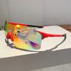Übergroße Sportbrille Neue Spiegel Outdoor Radsportbrille für Herren Trendige Punk-Mode UV400 Schutz Sonnenbrille