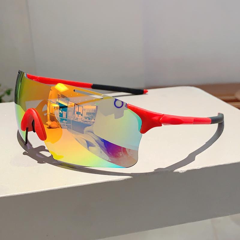 Übergroße Sportbrille Neue Spiegel Outdoor Radsportbrille für Herren Trendige Punk-Mode UV400 Schutz Sonnenbrille