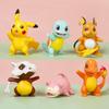 Cartoon Pokmon Anime Figures 6pcs Squirtle Psyduck Charmander Cute Doll Statue Action Model Collection Toy Desktop Decoration