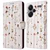Do Xiaomi Redmi Note 13 Pro+ 5G Etui Skórzane Lakierowane Etui na Telefon Blokada RFID