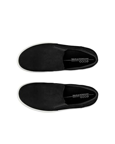 ECCO Classic Sneakers W Women's Genuine Leather Sneakers 21869302001 Black, Size 24.0 Cm, 3E
