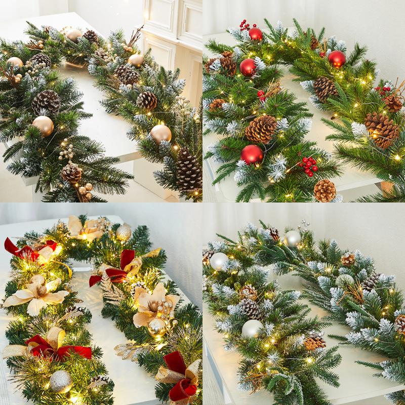 Christmas Snowflake Garland for Hotels, Malls, Windows, Doors & Stair Handrails