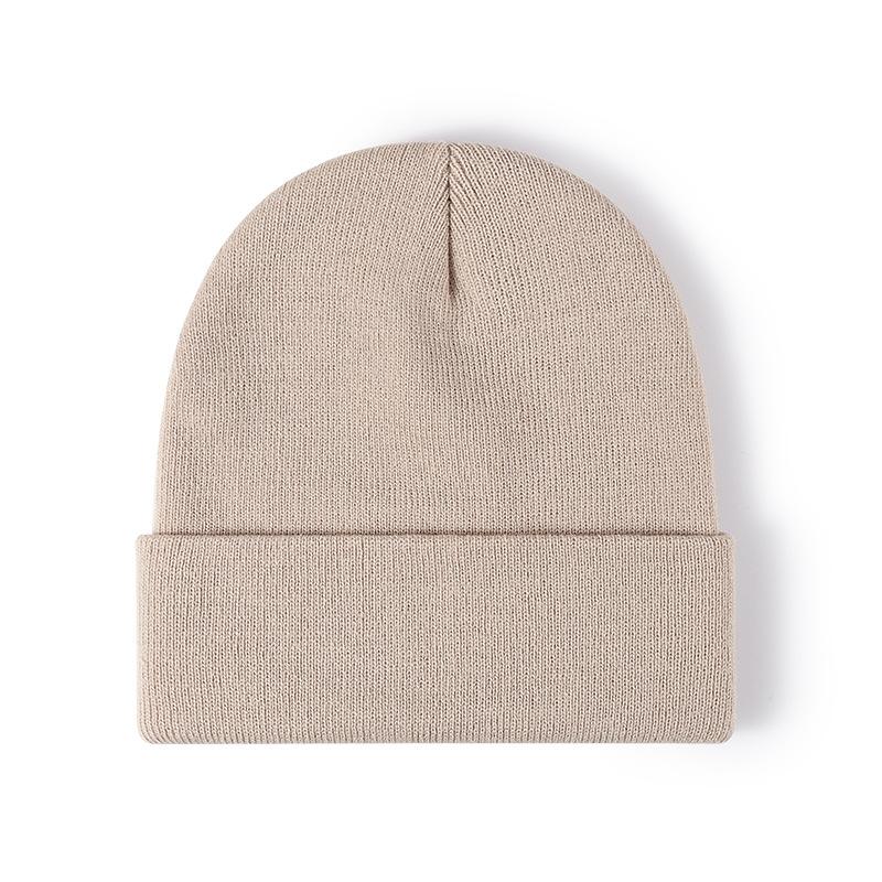 Hat, Winter, Versatile, Students, Knitted Cap, Men, Fashion Warm, Cold Cap, Thickened, Ear Protection, Black Woolen Cap