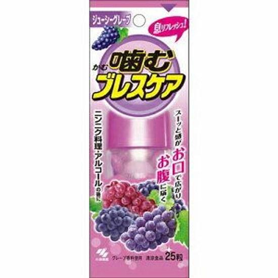 Kobayashi Pharmaceutical Chewing Breath Care Juicy Grape 25 tablets FoodBeverage