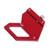 Aluminum Woodworking Multi-Angle Ruler with Stainless Steel Scale - 30°, 45°, 60°, 90° Marking Clamp
