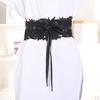 Fashion Lace Belt Waist Band Obi Style Women Bow Tie Waistband for Dress