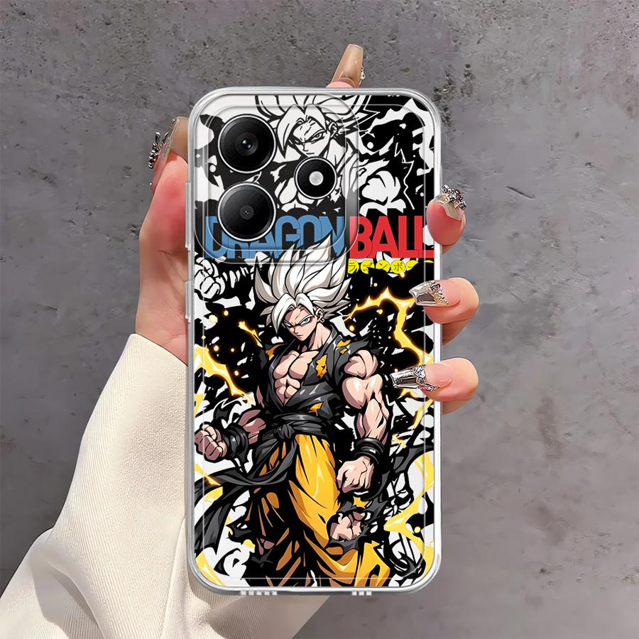 Soft Phone Cover Case for Xiaomi Redmi Note 14 Pro Plus 12S 9 10 13C A4 11 10S 12 Note 13 14C 11S Dragon Ball Son Goku