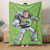 1 peça, Manta do Buzz Lightyear Patrulheiro Espacial de Toy Story Macia e Aconchegante para Decoração de Casa, Capa de Sofá, Uso Externo, Viagem