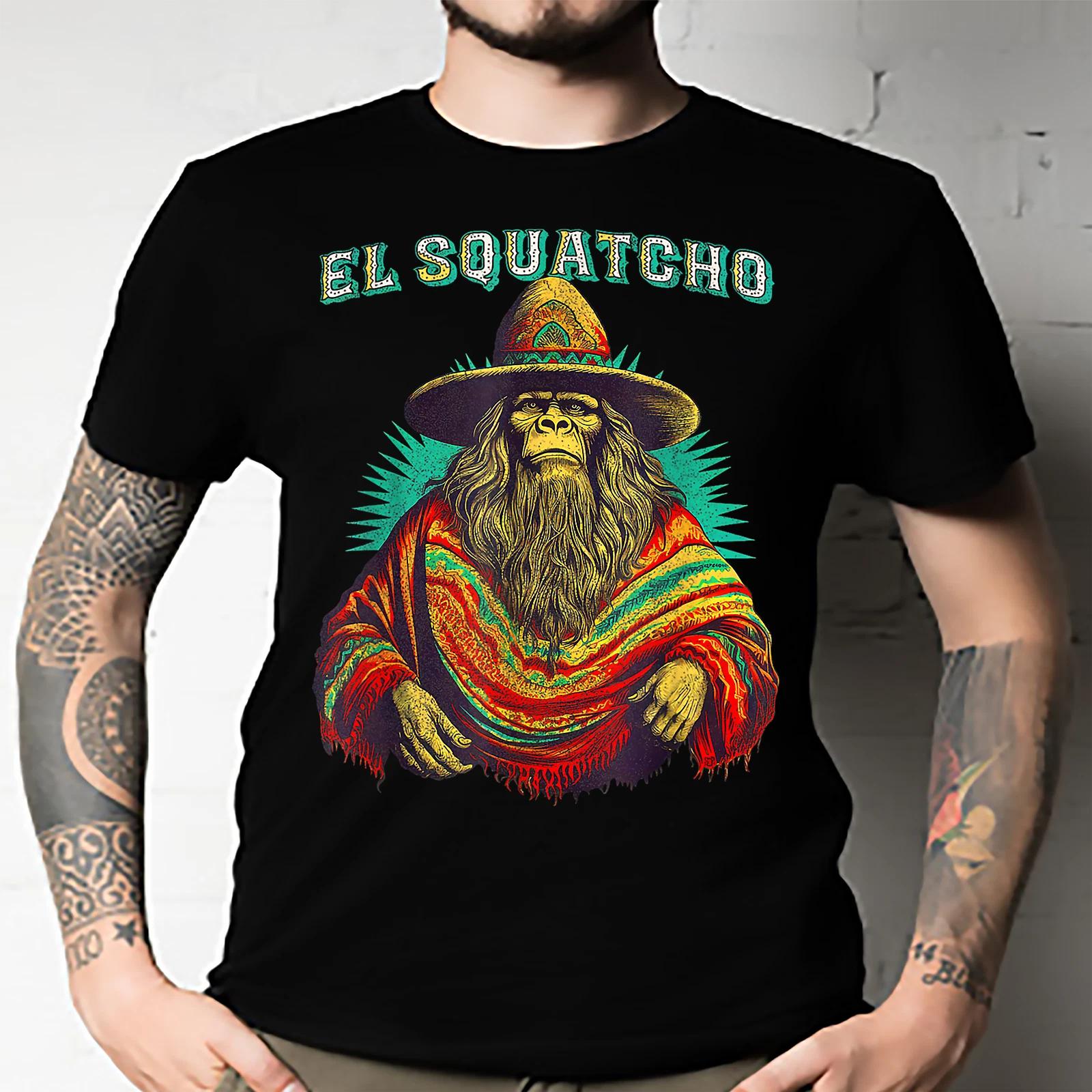 Men s and Women s T-shirts El Squatcho Essential XL
