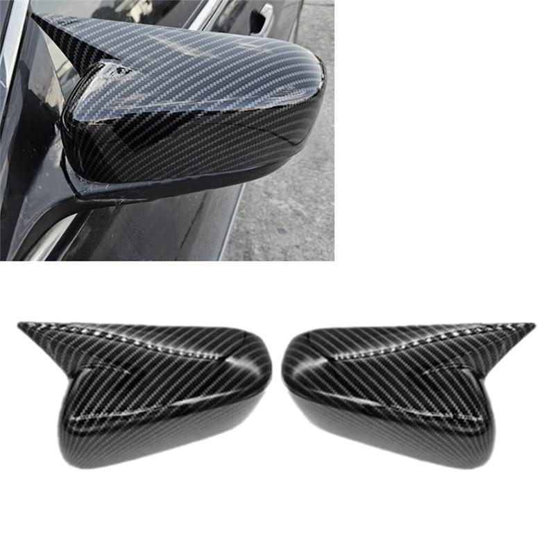 Carbon Fiber Trim Cover For Honda Accord 2003-2007 Car Side Wing Mirror Cover Rearview Mirror Shell