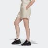 adidas Originals Tinta Unita Ricamato Micro Logo Allacciatura Sportivi Casual Pantaloncini Pantaloncini Donna Bianco HF7548