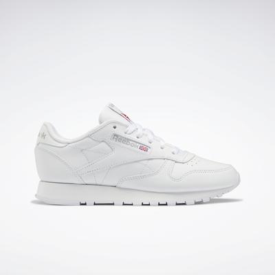 Classic Leather Women's Sneakers Cloud White/cloud White/pure Grey 3