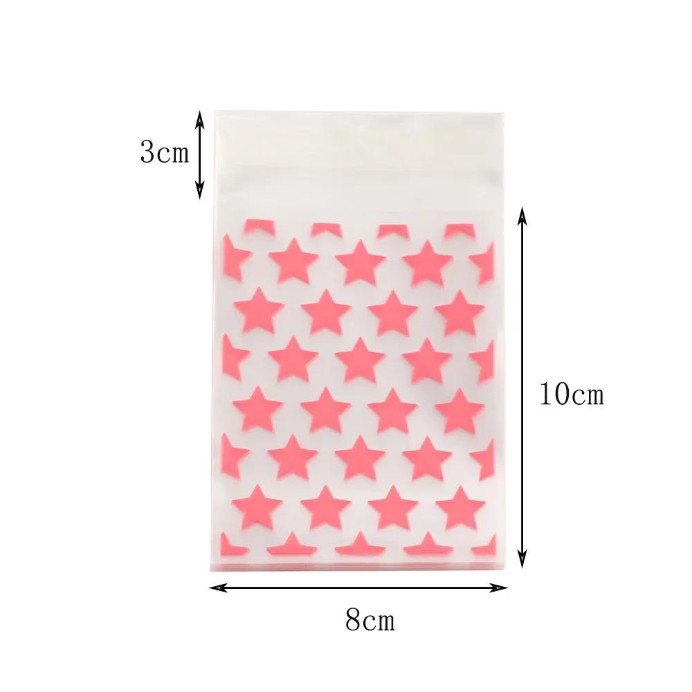 50pcs Star Transparent Pocard Protect Cover Kpop Papeleria Small Thing Organzier Pouch Card Holders